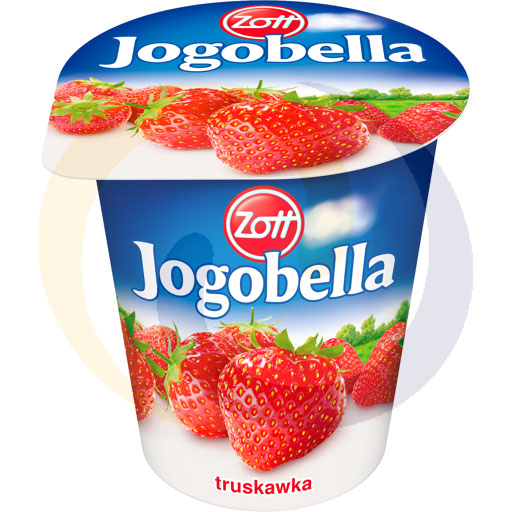 Yoghurt Jogobella 150g aardbei/gebakken appel/blauwe bes STANDAARD Zott