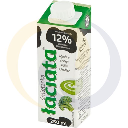 Сметана Łaciata 12% 0,25л
