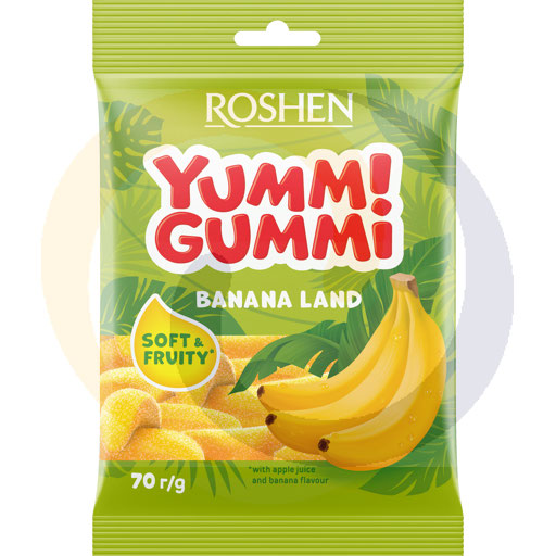 Yummi Gummi Bananen jelly beans 70g Roshen
