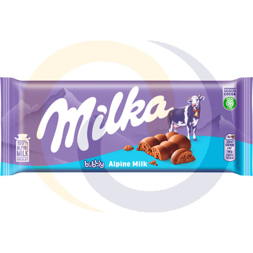 Milka Bubbly Alpenmelk chocolade 90g