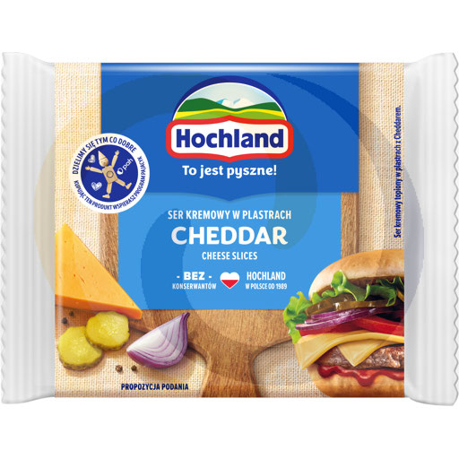 Hochland smeerkaasplakjes cheddar 130g
