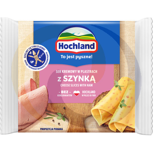 Hochland smeltkaasplakjes ham 130g