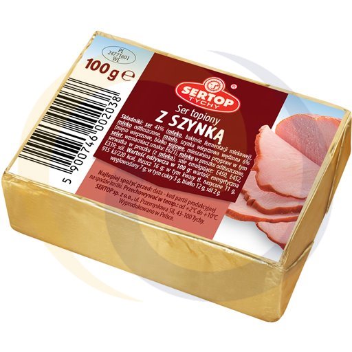 Sertop Tychy Romige Smeerkaas met Ham 100 g