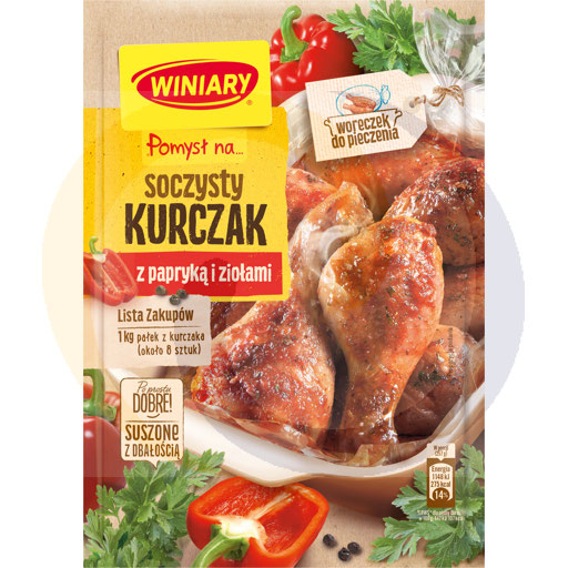 Winiary Idee voor sappige kip met paprika en kruiden 28g