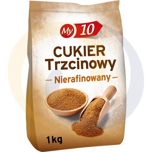 Ongeraffineerde rietsuiker 10 1kg / 6p Sante