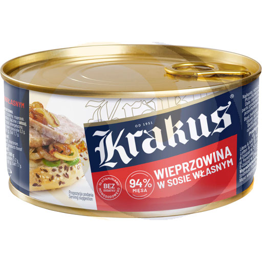 Krakus varkensvlees in eigen saus 300g