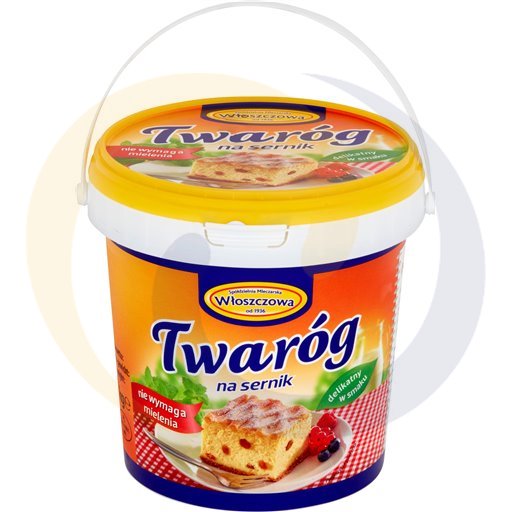 Włoszczowa kwark voor cheesecake emmer 1kg