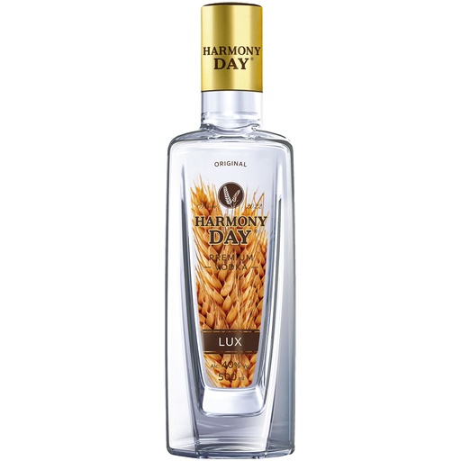 "HARMONY DAY" wodka Lux, 40% vol.