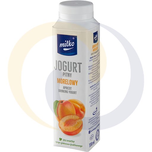 Milko drinkyoghurt abrikoos 0,33l