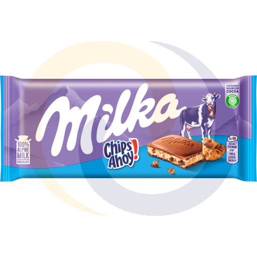 Шоколад Milkа с молочной начинкой и печеньем с шоколадом 100