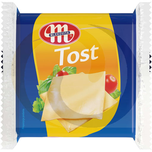 Tost gesneden bewerkte kaas 130g Mlekovita