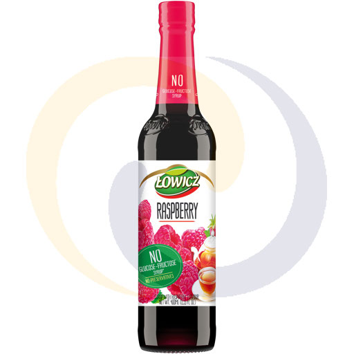 Lowicz Frambozen Geen Glucose-Fructosesiroop 0,4l
