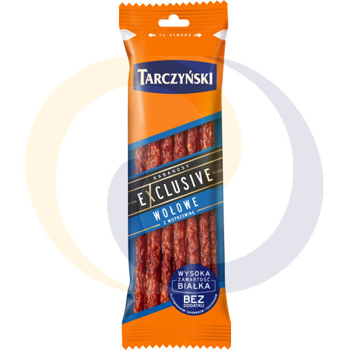 Tarczyński Rundvlees met Varkensvlees Exclusieve Dunne Gerookte Worstjes 90 g