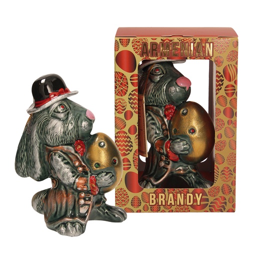Armeense brandy "Paashaas" keramiek in geschenkdoos, 40% vol.