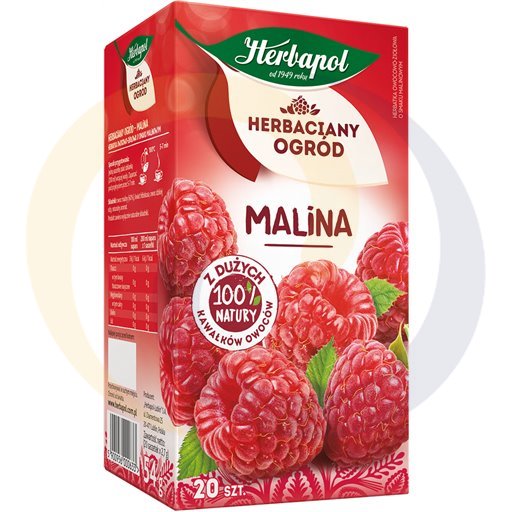Herbapol Kruidentuin Framboos Fruit Kruidenthee 54 g (20 x 2,7 g)