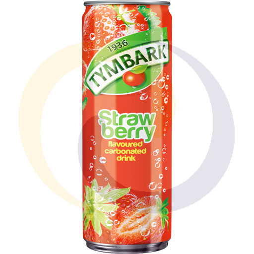 Tymbark koolzuurhoudende aardbeienlimonade 0,33l