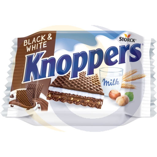 Storck Knoppers Black en White wafel 25g
