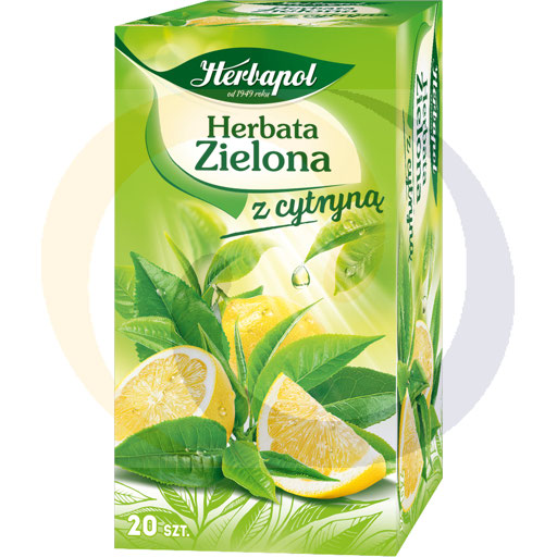 Herbapol Groene Thee met Citroen 34 g (20 x 1,7 g)