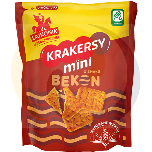Lorenz Lajkonik mini crackers met baconsmaak 100g