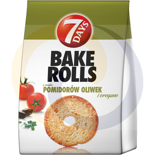 7Days Bake Rolls met tomaat-, olijf- en oreganosmaak 150g