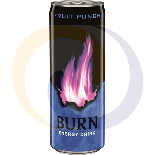 Burn Fruit Punch bruisende energiedrank 0,25l