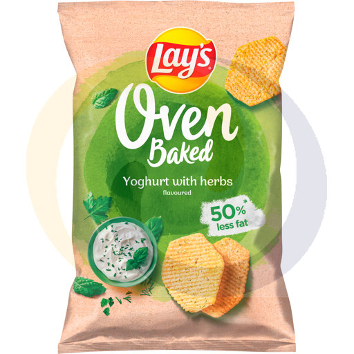 Чипсы Lays запеченные йогуртовые с травами 110г/26шт Frito L