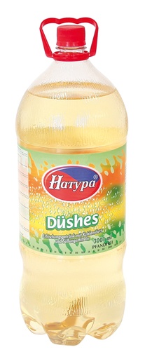 Verfrissingsdrank met perensmaak, met een soort suiker en zoetstoffen "Düsches"