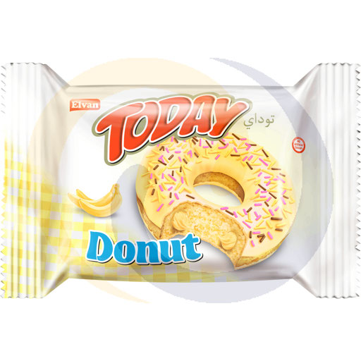 Elvan donut met bananensmaakvulling 50g