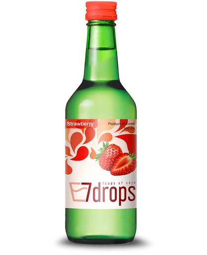 7 DROPS Soju aardbei 12% 20x360ml
