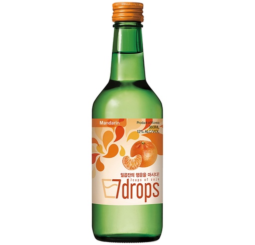 7 DROPS Soju mandarijn 12% 20x360ml