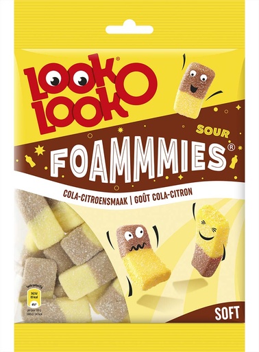 LOOK-O-LOOK Foamies Cola-Citroen Smaak 12x180g