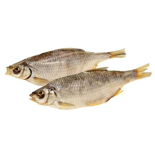 Gedroogde en gezouten platvis, niet schoongemaakt