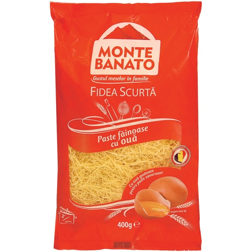 "Monte Banato" Eierpasta, kort
