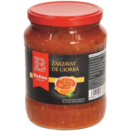 Buftea – soepgroentenmix met tomaten en paprika