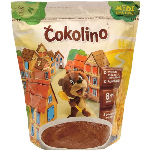 Cokolino granenpap chocoladesmaak vanaf 8 maanden