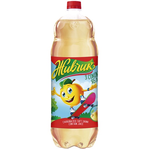 "ZHIVCHIK" Напиток сильногазированный со вкусом яблока