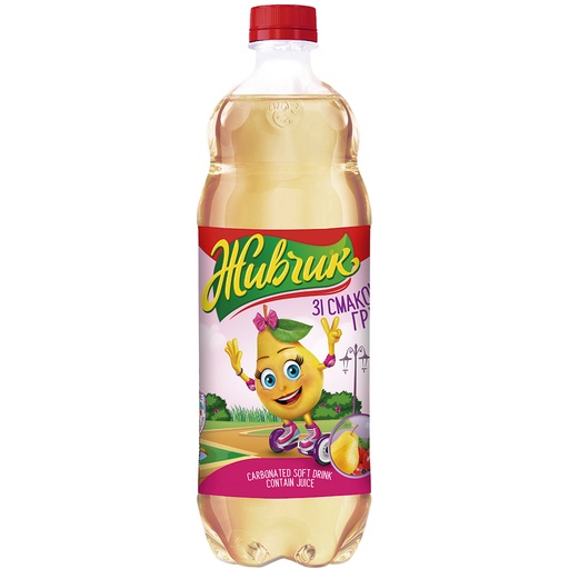 "ZHIVCHIK" bruisend verfrissend drankje met perensmaak.