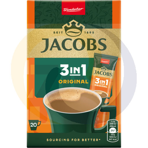 Кофе 3в1 Jacobs 12,6/20шт/6дис Джейкобс