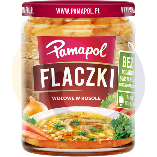 PAMAPOL Runderpens in bouillon 500g