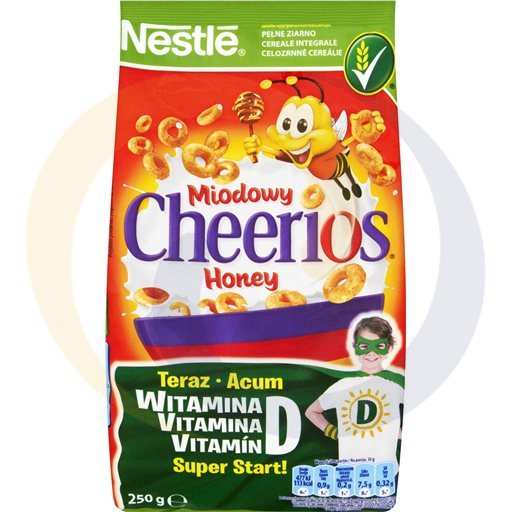 Nestlé Cheerios Honing Graanringen met Honing 250 g