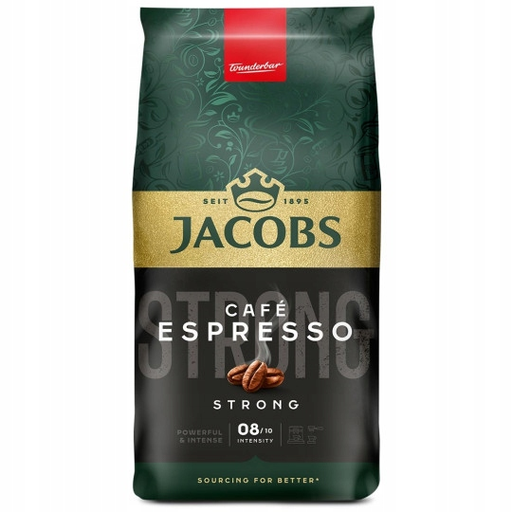 Кофейные зерна Эспрессо Сильный 1,0 кг/4 шт Jacobs