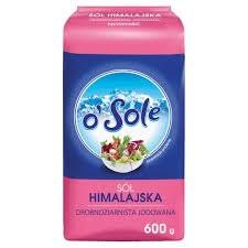 o`Sole Мелкоячеистая иодированная гималайская соль 600 г