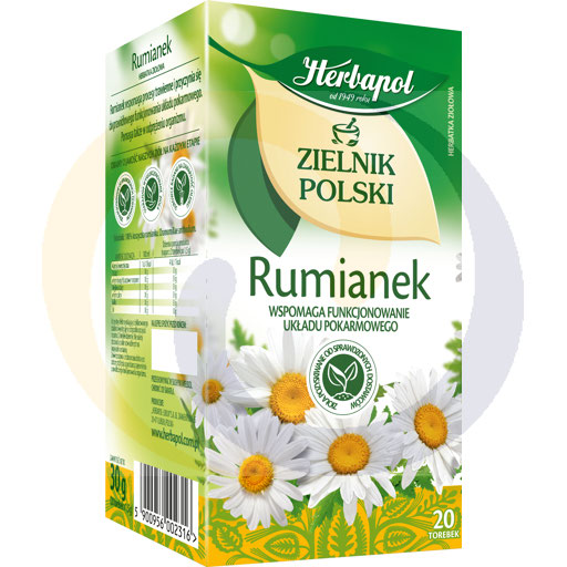 Травяной чай с польской ромашкой Herbalist 20 пакетиков/12 ш