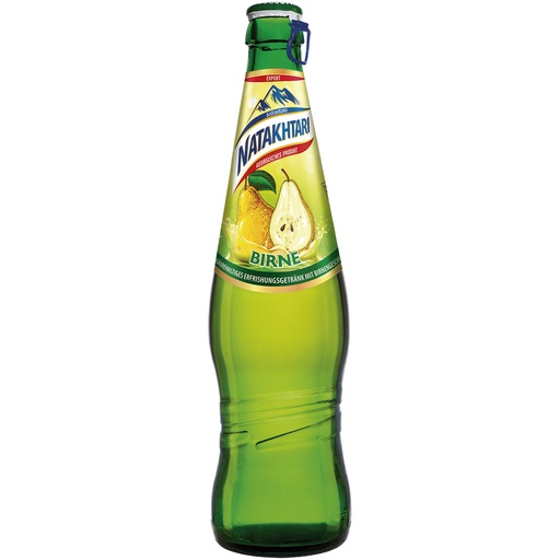 Koolzuurhoudende verfrissing met perensmaak "Natakhtari"