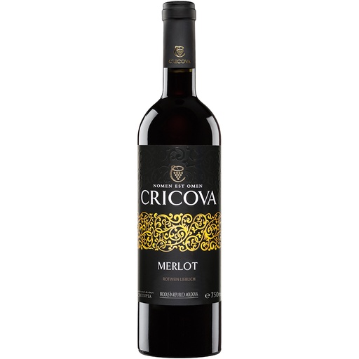 CRICOVA - Merlot Rode Wijn uit Moldavië, zoet