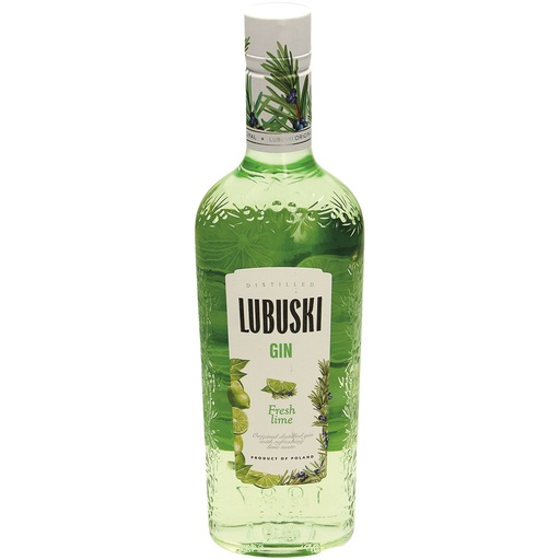 Distilled Lubuski Gin Verse Limoen - Gedestilleerde gin met 