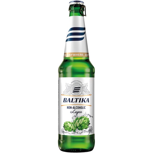 Alkoholvrij Lagerbier "Baltika" Nr.0, 0,5% vol.