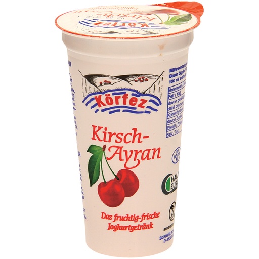 "Kers Ayran" drankje op Turkse wijze, van yoghurt, melkprodu