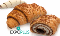 Croissant met chocolade vulling