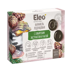 Lolly karamel met Siberisch extract en chaga Eleo